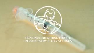 Naloxone How to use the syringe [upl. by Sasha329]