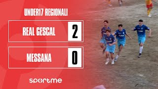 Under17 R  Real Gescal vs Messana [upl. by Quitt]