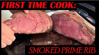 First Time Smoking Prime Rib On The Old Country Pecos [upl. by Alliuqaj]