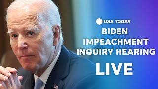 Watch live House Republicans hold first impeachment inquiry hearing of President Biden [upl. by Manwell456]