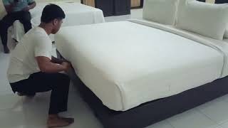 MAKING BED STYLE TRIPLE SHEET [upl. by Ailaht]