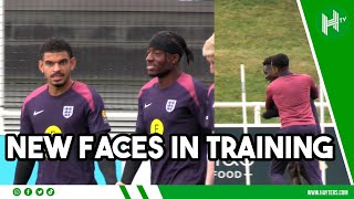 Madueke looking SHARP amp SMILING Saka  England train before Ireland [upl. by Zurek]