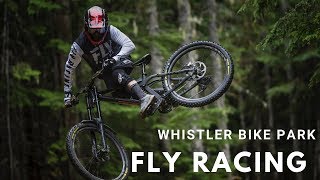 Snow in the Whistler Bike Park  Fly Racing 2019 [upl. by Maribelle433]