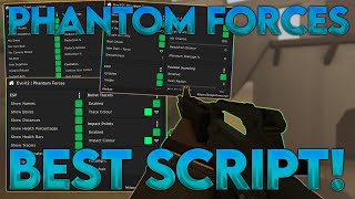 NEW Phantom Forces Script Hack GUI  SILENT AIM  ESP SPINBOT amp MORE ROBLOX PASTEBIN 2022 [upl. by Tabib]