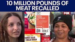 Shoppers react after 10 million pounds of meat recalled due to listeria contamination [upl. by Ades]