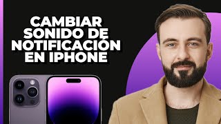 Cómo cambiar el sonido de notificación predeterminado y la respuesta táctil en iPhone iOS 172 [upl. by Anawik]