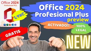 INSTALAR OFFICE 2024 Professional Plus LTSC PREVIEW ✅ Gratis y 100 Legal ✅ [upl. by Attelrac680]