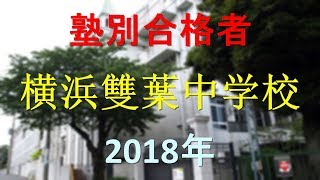 横浜雙葉中学校 2018年春 塾別合格者 [upl. by Oab]