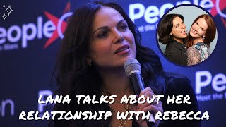 Lana Parrilla talks about the ending of OUAT and her relationship with Rebecca Mader [upl. by Ela]