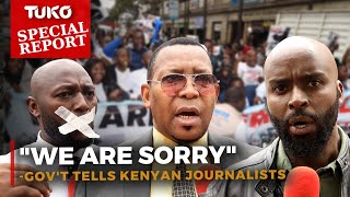 quotWe are not criminalsquot Stephen Letoo Swaleh Mdoe speak during Journalists protests  Tuko TV [upl. by Palumbo933]