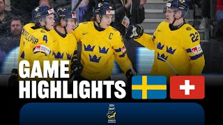 Highlights Sweden vs Switzerland  2024 WorldJuniors [upl. by Palumbo]