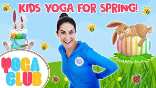 Spring amp Easter Yoga For Kids 💐🐰 Yoga Club Week 30  Cosmic Kids [upl. by Wildermuth566]