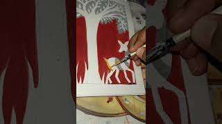 easy Madhubani painting 🖌️🎨 like and subscribe my channel 😍😍 [upl. by Nole]