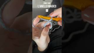 Trucco per fare l’Anello Magico all’Uncinetto ✨ uncinettofacile crochettips uncinettotutorial [upl. by Garnette]