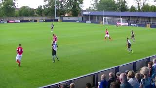 01 Grantham Town Home  Ayrton Bevins First Goal [upl. by Itsim973]