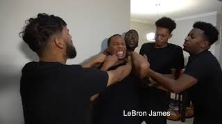 How Lebron was in the Locker Room after losing to the Heat in game 5 [upl. by Renate]