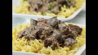 CrockPot Beef Stroganoff  Simple Weeknight Dinner  Safeway [upl. by Ottillia338]