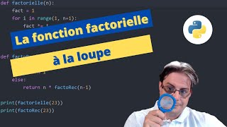 Algorithme à la loupe  la fonction factorielle [upl. by Lansing932]