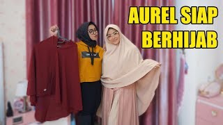 MAKE OVER AUREL BERHIJAB SYARI CANTIK BANGET❤️ [upl. by Anaibaf]