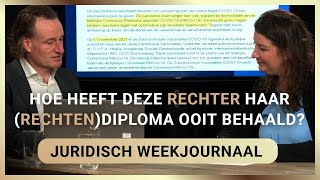 Hoe heeft deze rechter haar rechtendiploma ooit behaald  Maria Louise en Jeroen Pols [upl. by Aihk]