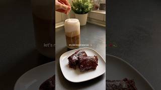 Brownie baked oats 🍫💫 BakedOats HealthyBrownies Easyrecipe dessert snack healthyrecipes [upl. by Loar]