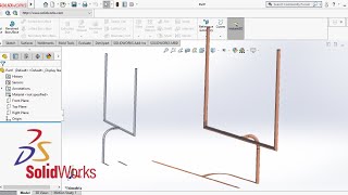 Solidworks  Football Goal Modelling [upl. by Adnauqahs]