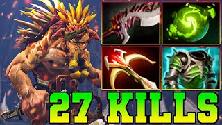 27 Kills Bristleback Dota 2 Safelane 737 Unkillable Guide Best Item Build Pro Gameplay Offlane [upl. by Harper]