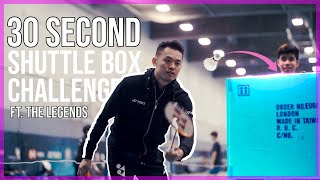 30 Seconds 1 Box 4 Badminton Legends ft Lin Dan Taufik Hidayat Lee Yong Dae Peter Gade  Ep 1 [upl. by Eessac633]