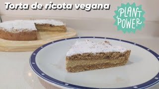 TORTA DE RICOTA VEGANA fácil y con tofu  Recetas Vegetarian [upl. by Fanchet691]