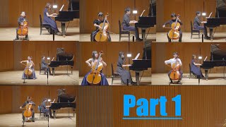 The Cello Club summer concert 2024 part1 [upl. by Hpejsoj]