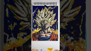 Goku 🔥 painting drawing shorts youtubeshorts trending dragonball anime goku [upl. by Nikolaus]