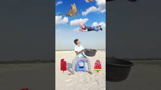 CryingFlyingbabiescatchingvscatpuppyFunnymagicvfxvideo😀😀😀funny shortvideo [upl. by Idnek755]