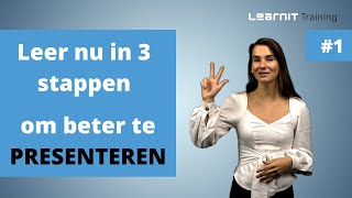 In 3 stappen beter leren presenteren [upl. by Ahsikahs]