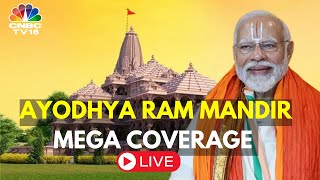 Ram Mandir Ayodhya LIVE Coverage  Ram Mandir Inauguration  Pran Pratishtha Ceremony  PM Modi Live [upl. by Atnes981]