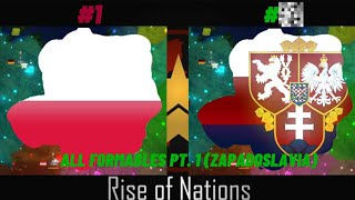 Forming Zapadoslavia in Roblox Rise of Nations ALL FORMABLES PT1 [upl. by Ttehr387]