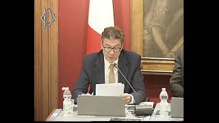 Roma  Audizione del Ministro delleconomia e delle finanze Giancarlo Giorgetti071124 [upl. by Eyaj]