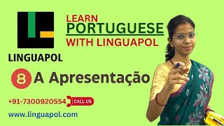 Lesson 8  A Apresentação Introduction  Learn Portuguese with Linguapol [upl. by Kieger]