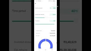 Sip Investment calculator sip start kaise kare  Groww app me [upl. by Anabahs]