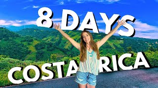 See Costa Rica in 2024  8 Day Road Trip [upl. by Marelya]