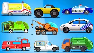 Futuristic Street Vehicles  Cartoon Videos For Children by Kids Channel [upl. by Kcirddec]