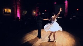 AWESOME Surprise quotDirty Dancingquot First Dance at a Wedding Reception [upl. by Thain374]