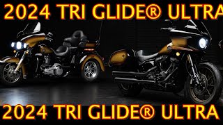 2024 HarleyDavidson TRI GLIDE® ULTRA  FIRST LOOK [upl. by Tranquada]