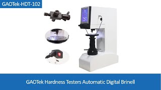 Hardness Testers Automatic Digital Brinell  GAOTek [upl. by Ayrb21]