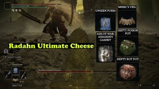 Elden Ring DLC 113 Promised Consort Radahn Ultimate Cheese Patched in 114 [upl. by Moscow173]