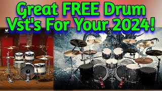 2 Best FREE Acoustic Drum VST Plugins for 2024 from 2023  Full Review amp Demos [upl. by Assitruc]