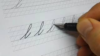 Spencerian script tutorial  Lowercase l [upl. by Watkins624]