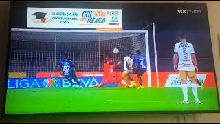 Golazo de Piero Quispe 🇵🇪 vs Querétaro J16 A2024 COPYRIGHT TUDN México [upl. by Cass444]