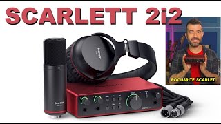 FocusRite Scarlett 2i2 quarta generazione  presentazione di Matteo Bottini [upl. by Hsetirp929]