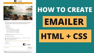 How to Create Emailer using HTML  CSS  Basic Emailer Creation  Responsive Emailer  Emailer 2021 [upl. by O'Driscoll669]