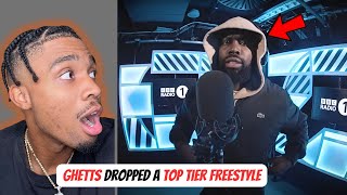 UK Rappers Are Up NEXT 🇬🇧  Ghetts  Radio 1 Freestyle with Kenny Allstar  Reaction 😱 [upl. by Trub]